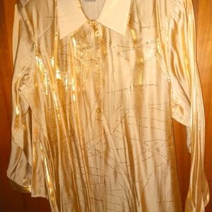 Sparkly gold blouse